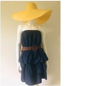 Denim (jean) Ruffle Dress
